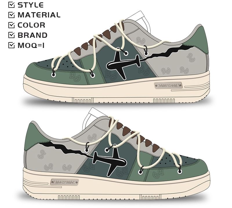 High Quality Customized Men's Skateboard shoes Breathable Retro Style Genuine Leather Upper Hemp Material Direct Manufacture
