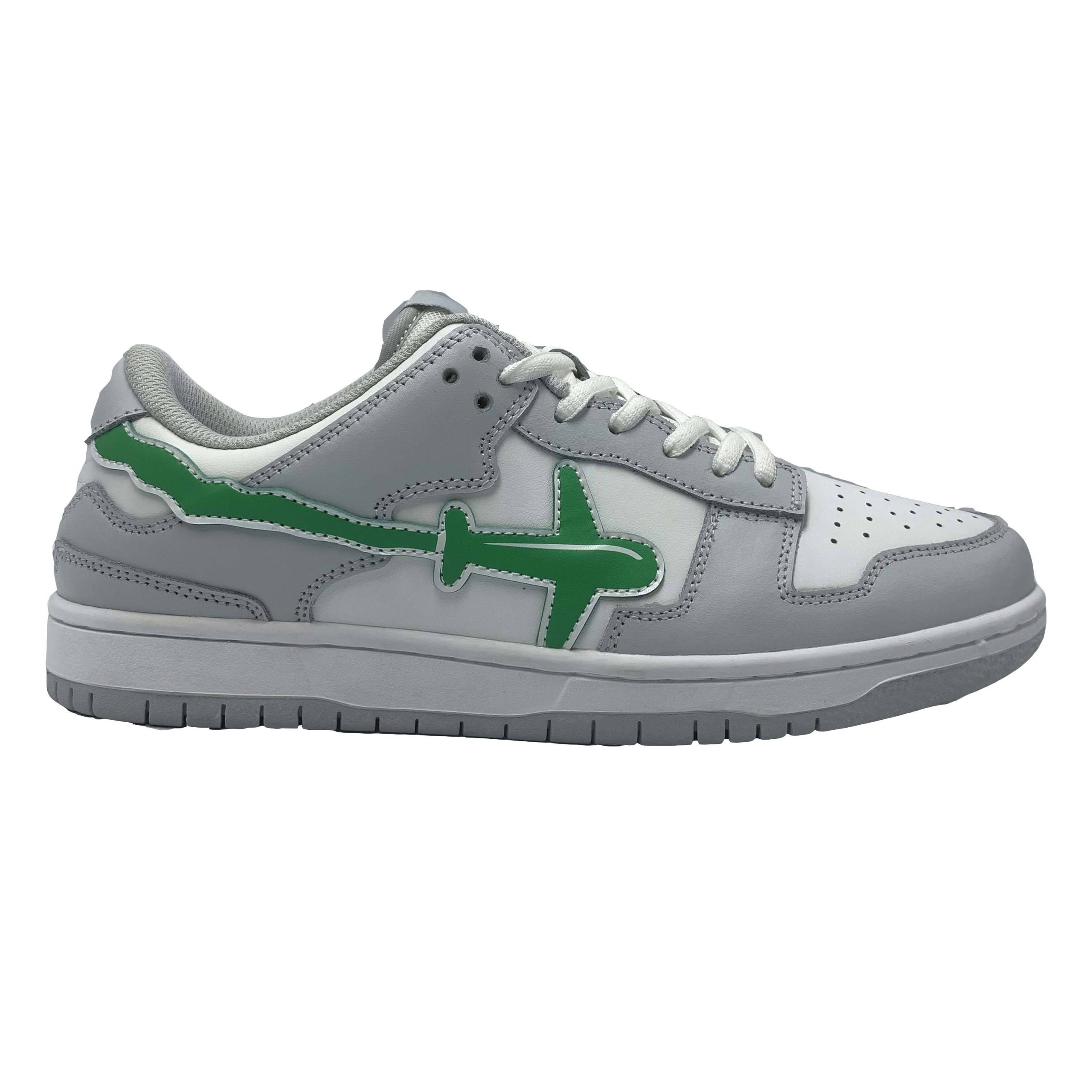 Custom Autumn Season Walking Shoes Vulcanize Court Sneakers with Recyclable Feature Made with Cotton Fabric and Patent Leather