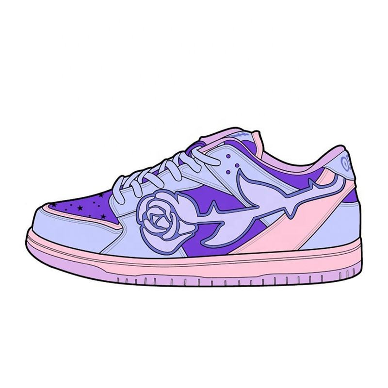 Factory Manufacturer Designer Original Custom Style Shoes Leather Hip Hop Style Sneakers Designed Skateboard Casual Custom Shoes